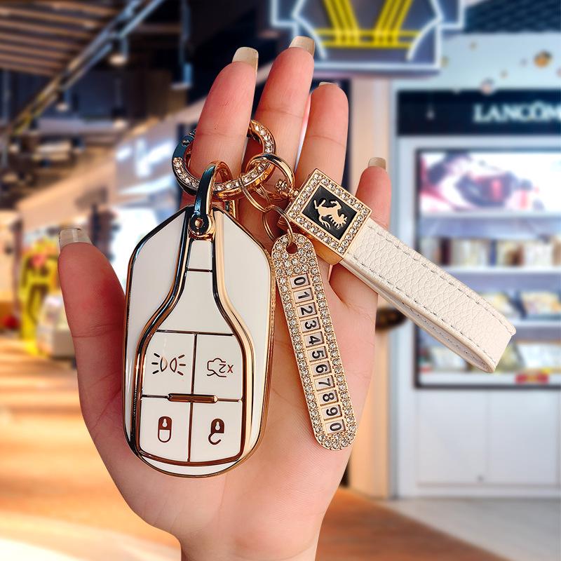 Maserati Key Case for Women - Levante & Ghibli Premium Protection