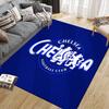 Chelsea F.C Flannel Pattern Square Carpet,Area Rug,Carpet Rug for Living Room Bedroom Sofa Playroom Decor,Non-slip Floor Mat