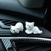 1-5 Stück Neue Auto Mittelkonsole Harz Ornamente Cartoon Niedliches Zaubererkätzchen Mikrolandschaft Harz Desktop Dekoration DIY Zubehör