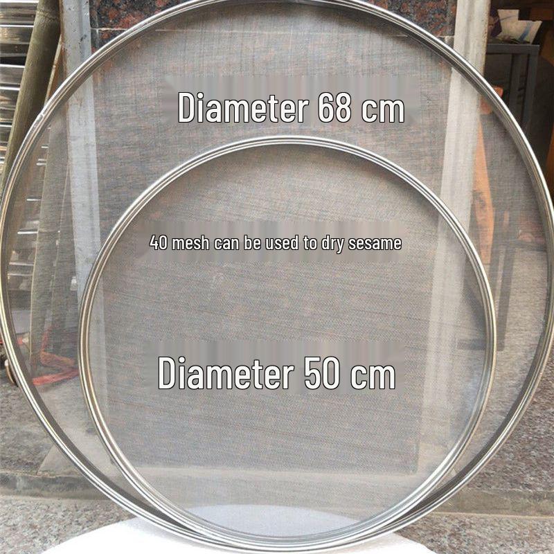 Cernătoare rotundă din plasă de oțel inoxidabil pentru copt și ceai