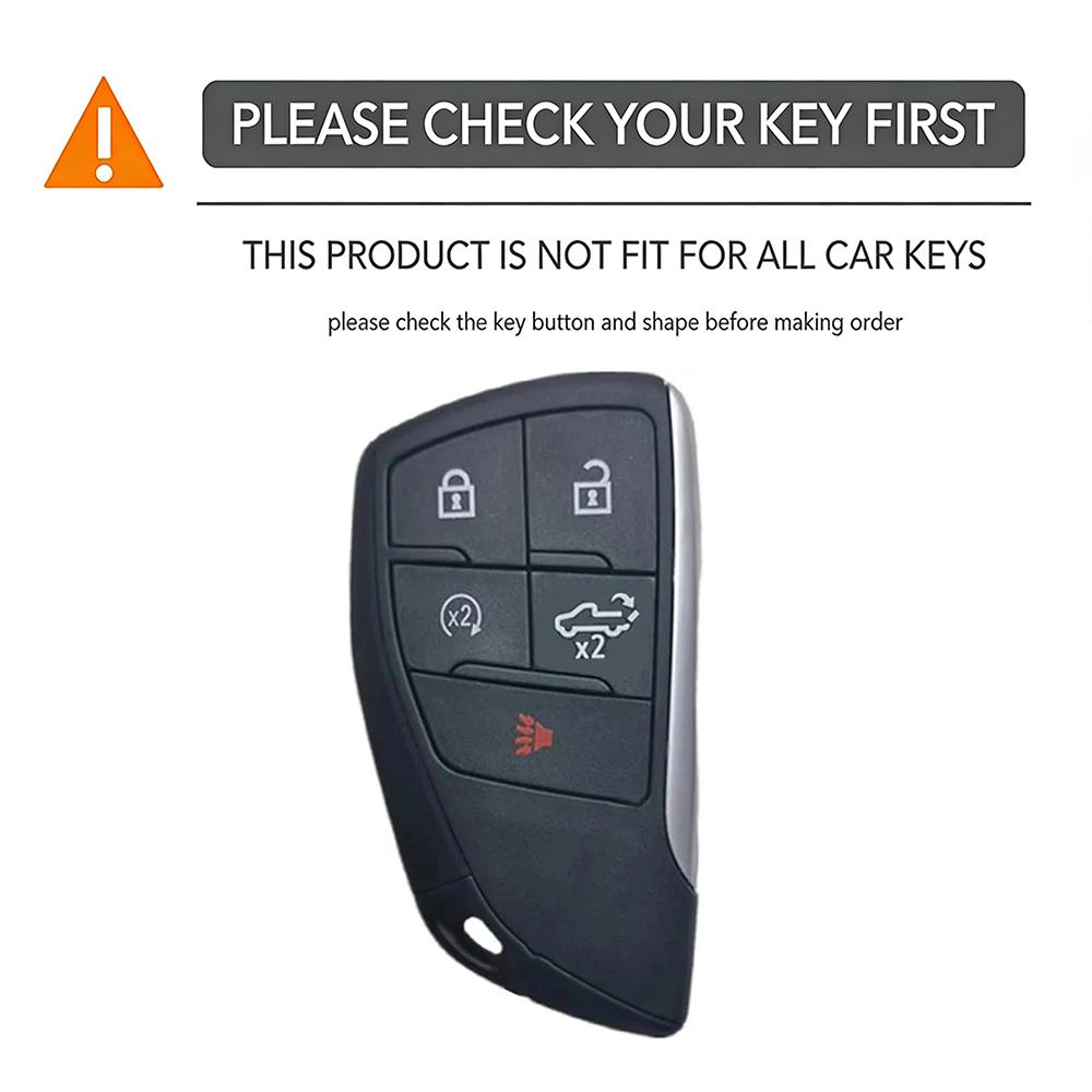 5 Button Flip Remote Car Key Case Cover Shell Holder Protector Silicone For Chevrolet Silverado Gmc Sierra Buick