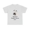 „Normale Leute machen mir Angst“| T-Shirt| Lustiges Grafik-T-Shirt| Weit aufgerissener Cartoon-Gesicht| Geschenk
