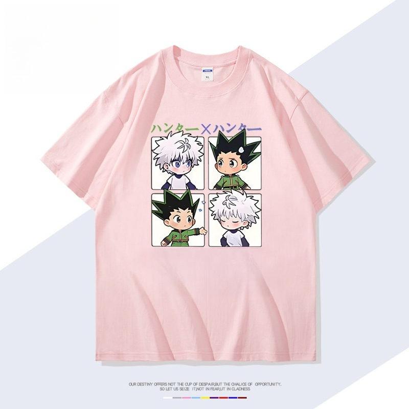 Hunter X Hunter Anime Killua Printed Tshirt Unisexs and Womens Tshirt Unisexs Top Sports Tshirt Unisexs Tshirt Summer Tee 2026