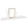 VidaXL Wall Shelves 4 Pcs White 60x9x3 Cm