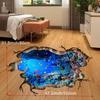 Pinenjoy 3D Wall Ocean Wallpaper Wall Cute and Stylish Wall Decor for Nordic Modern Art Poster Removable Waterproof Wall for and pieces Stickers,