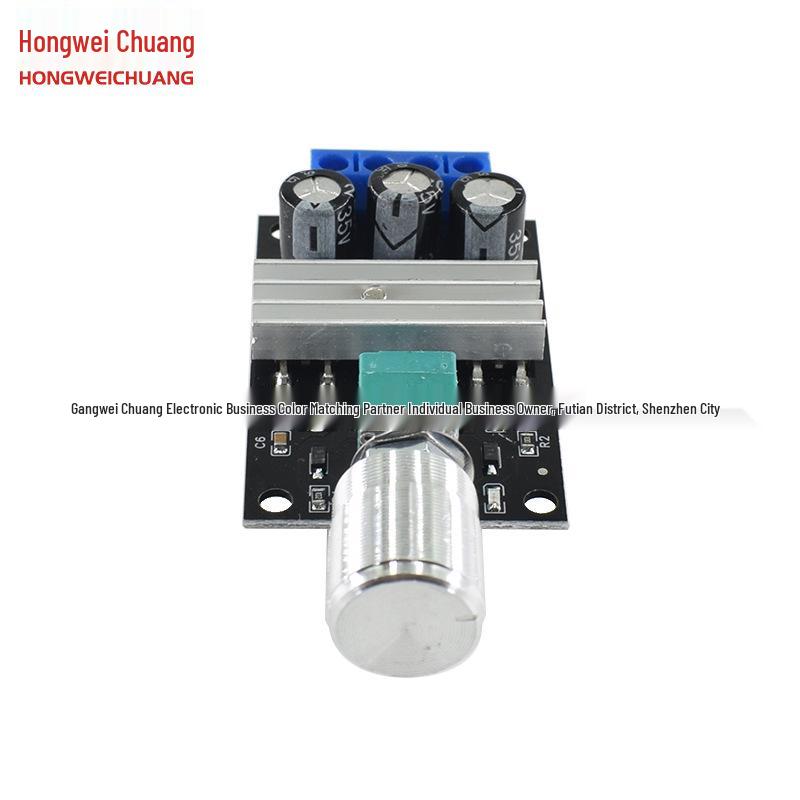 PWM DC Motor Speed Controller 6V-28V 3A with Variable Speed Switch - Model 1203BK