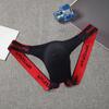 Men Thong Mid-rise U-Convex Breathable Moisture-Wicking Elastic Waist Briefs Moisture-wicking Underwear Daily Wear