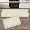 Flowers Pattern Kitchen Extra Thick Absorbent Rug Bathroom Entrance Non-Slip Doormat Carpet Large Anti Fatigue Mat Long Rugs