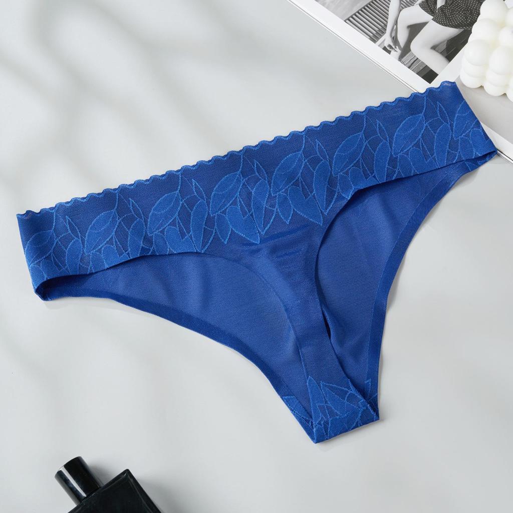 Herren Spitze Besatz 3D Pouch Low-Rise String Unterwäsche