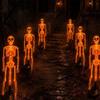 Waterproof Halloween Solar Skeleton Lamp Realistic Skeleton Solar Powered Halloween Solar Stake Lights