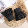 Ruffles Pleated Fake Sleeves Chiffon Fake Flared Sleeves Sweet Hand Wrist Cuffs  Sweater Decorative