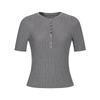 JUZI ANNACO Starlight Sparkle Short Sleeve Knit Top