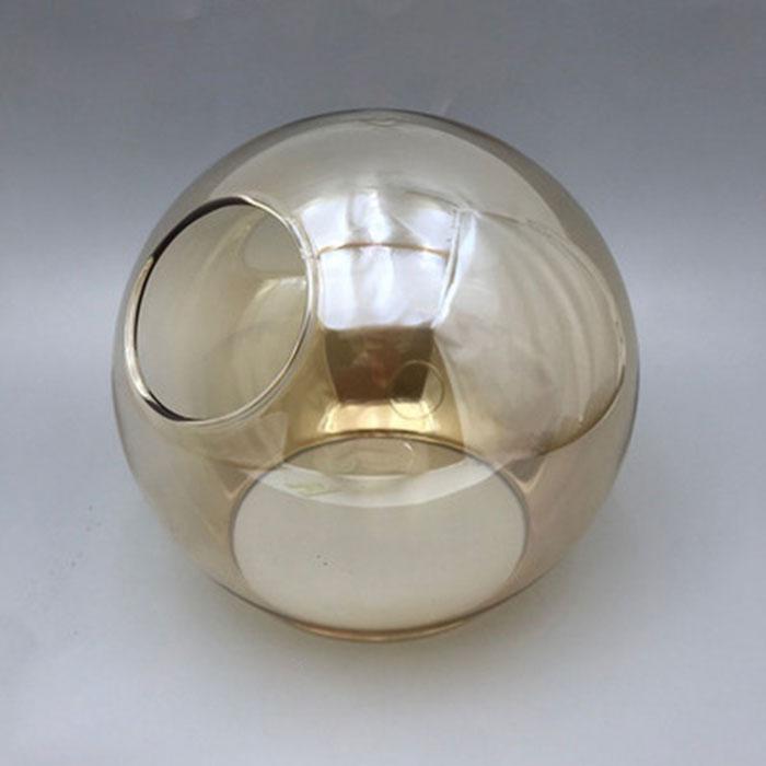 

Абажур из серого бронзового стекла с боковым отверстием 4,5 см для люстры DNA Magic Bean или замены боковой крышки торшера янтарь