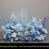 Wedding Aisle Blue Artificial Flower Row Decoration