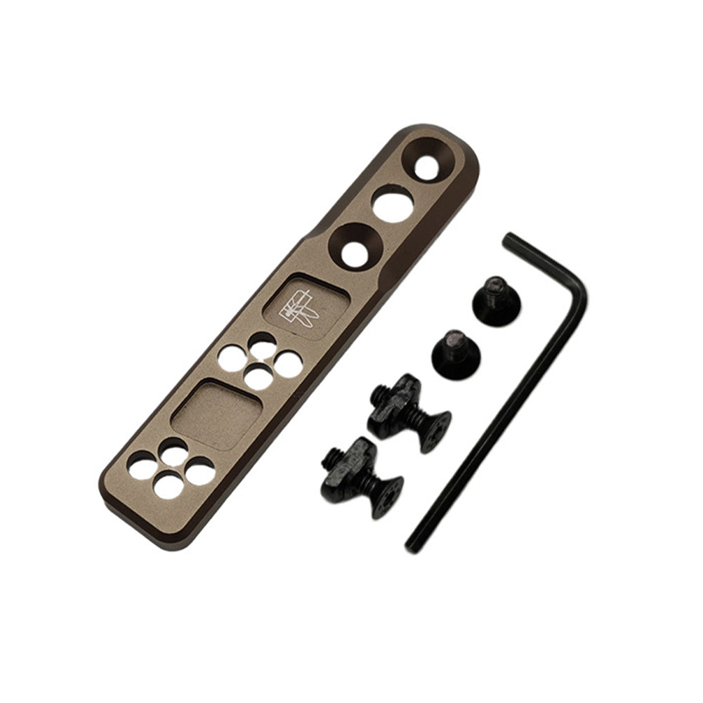 M300/M600 Support 45° Side Guide MLOK/KEYMOD Fishbone Increasing Guide Flashlight Clamp Horse for Margaap Kam Ming