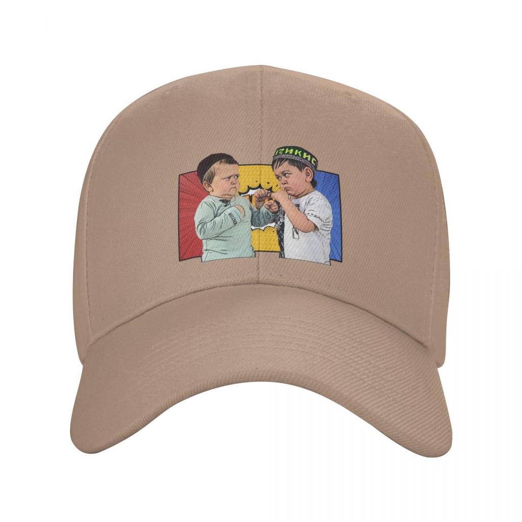 Hasbulla Vs Abdu Baseballkappe für Damen, Unisex, verstellbar, Mini-Khabib-Dad-Hut, Outdoor-Sommer-Snapback-Hüte