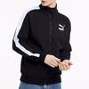 PUMA One Piece Mixed Media Jackets Men's Black Stand Collar Moderate Other 599331-01