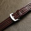Calfskin Switch Ear Strap 20mm22mm Double Bone Three-dimensional Leather Watch Strap Personalized Accessories