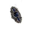 E-Commerce Electroplating Blue Zircon Ring Is A Popular Fashion Women'S Jewelry