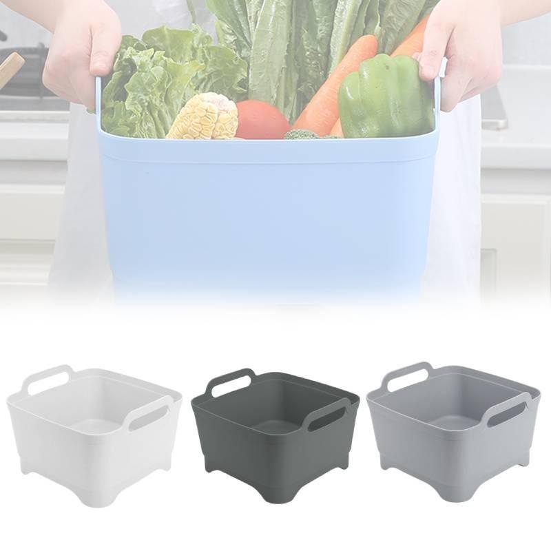 Multi-functional Kitchen Colander Basket For Fruits And Vegetables Portable And Space-saving