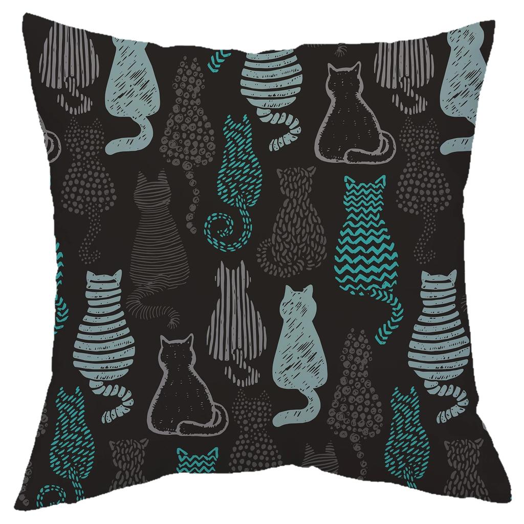 Tropical Plant Decorative Pillowcase Living Room Office Home Pillowcase Car Ornaments