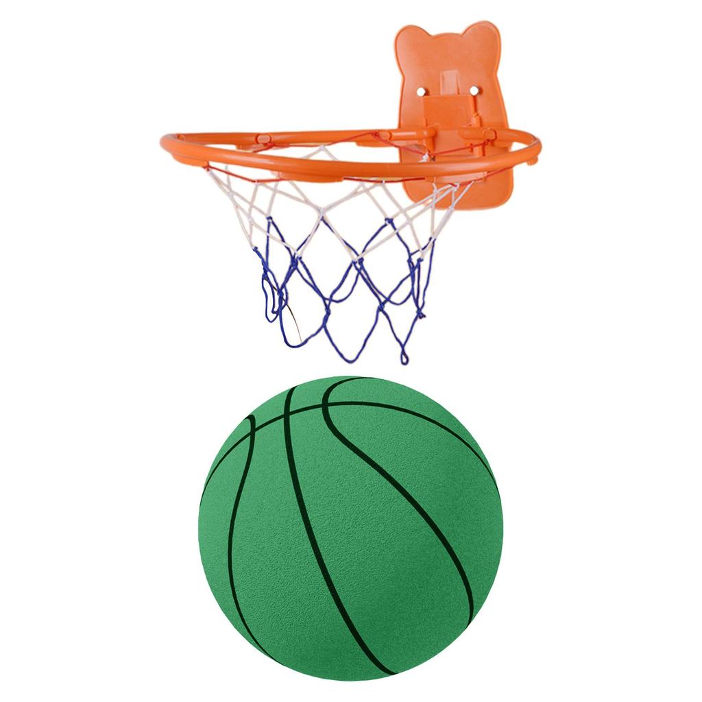 Tichý basketbalový míč s obručí Odskakující míč Nízkohlučný míč pro vnitřní trénink Přenosný tréninkový míč Dětské hračky Míč jako dárek Párty