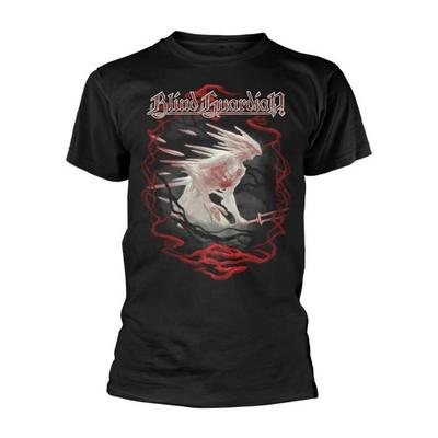 T-shirt Unisex Adulto Blind Guardian God Machine Tour 24 Stampa Posteriore