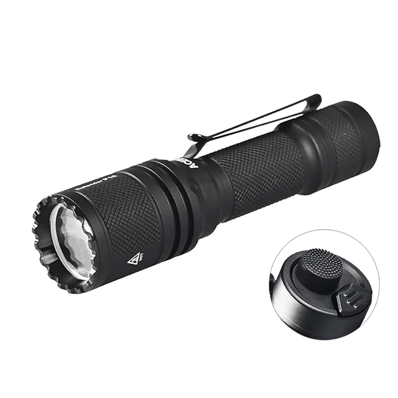 

ACEBEAM Defender P16 tactical light 1800 lumens 484 meters tail dual switch IP68 waterproof 1.5m drop resistance led flashlight small size powerful