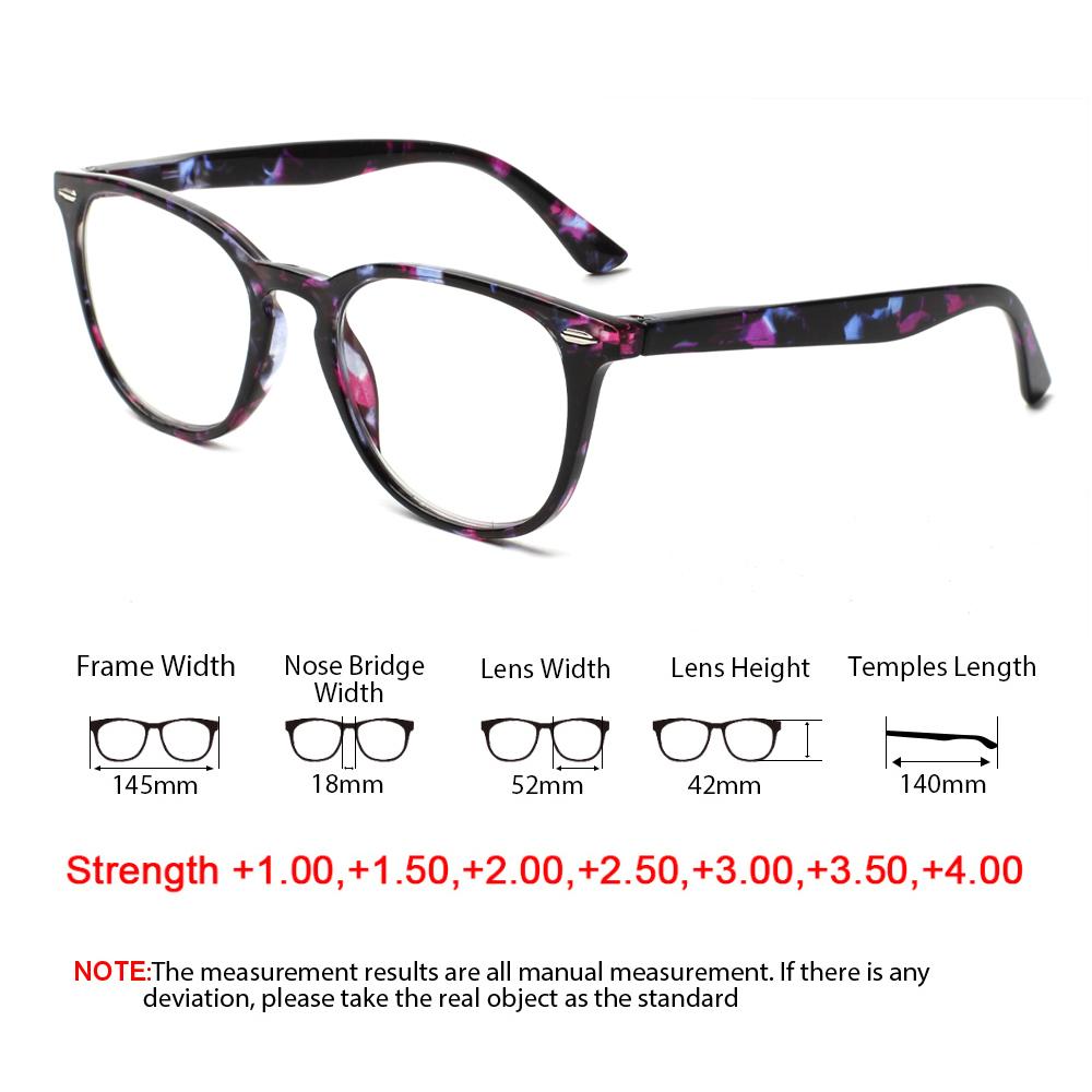 Turezing Reading Glasses For Women Men Hd Lenses Spring Hinges Comfortable Simple Prescription Glasses