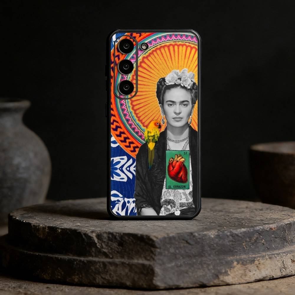 

A-Art Frida Kahlo Phone Case For Samsung Galaxy A91,80,73,72 ,71,53,52,32 ,31,22,21s,20,Soft Black Case Samsung a42 5g