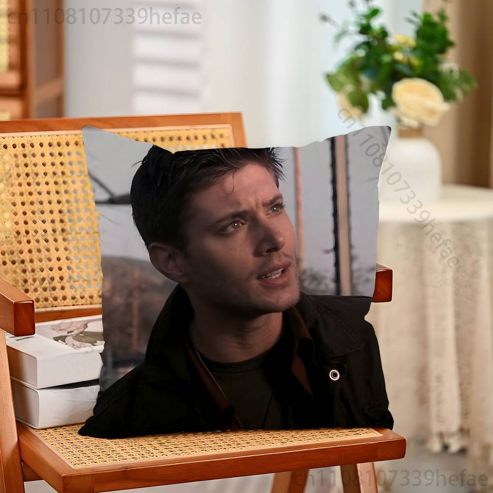 JJensen Ackles DDean Winchester Throw Pillow Case For 45x45cm55x55cm30x30cm For Home Bedroom Decoration And Protector