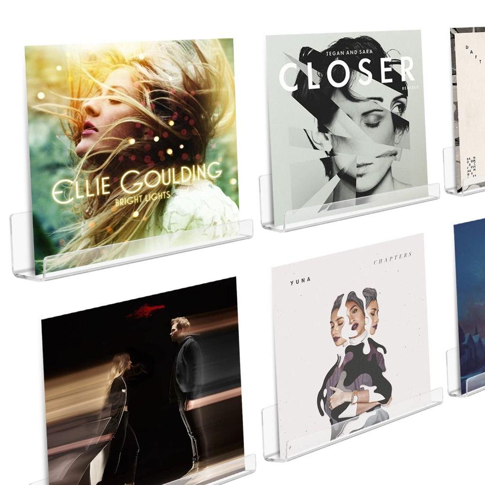 Acryl Album Platenhouder Display 4"/12"/15" Tijdschriftenrek Vinyl Platen Planken Wandmontage Boek