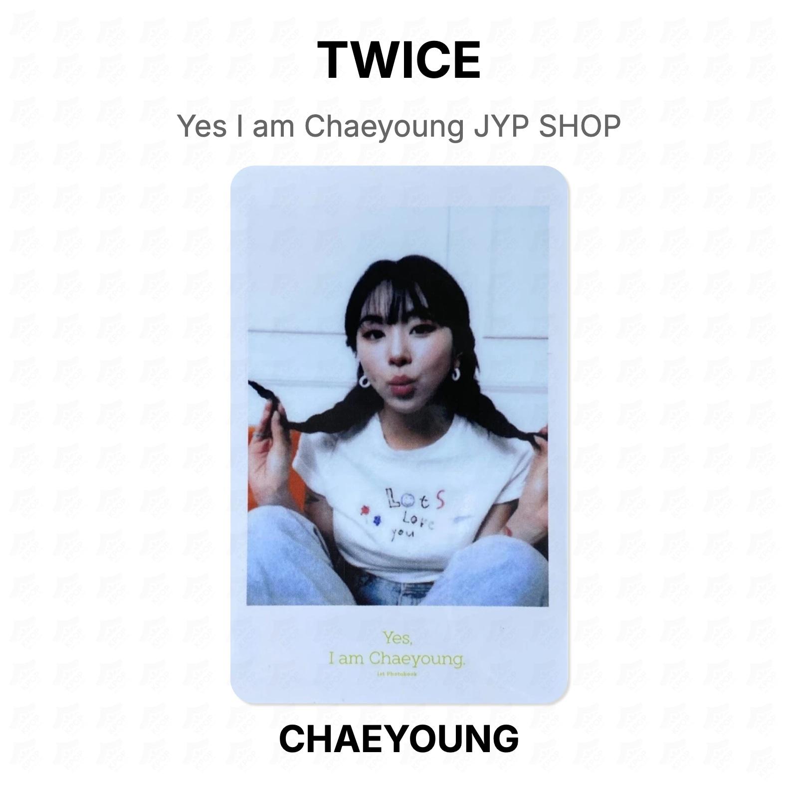 TWICE Yes I am Chaeyoung JYP SHOP Official Photocard CHAEYOUNG