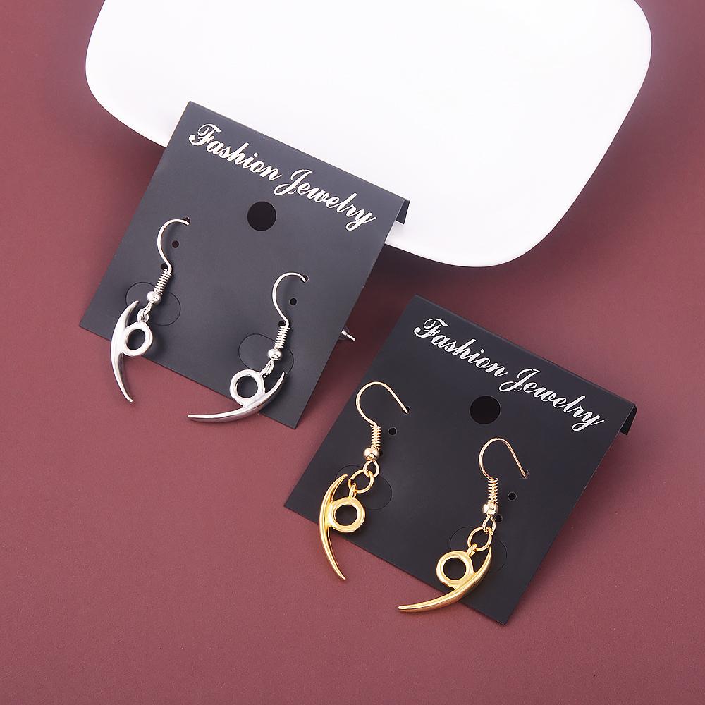 Fire Anime Film Earring Fashion Creative Pendant Ninja Orochimaru Earrings Cosplay Props for Women Men Jewelry Accessory Gifts