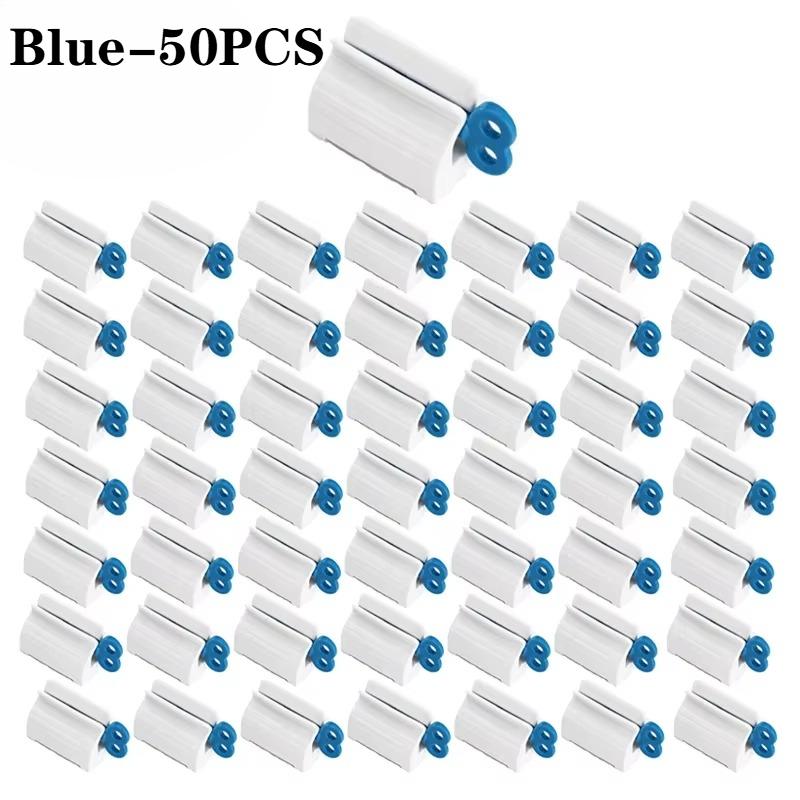 1-50PCS Toothpaste Squeezer with Colorful Nozzle Dishwasher Safe Manual Squeeze Tool for Bathroom Hygiene Toothpaste Roller