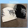Style Winter Knitted Hat With Colorblock Pattern For Street Fashion Enthusiasts