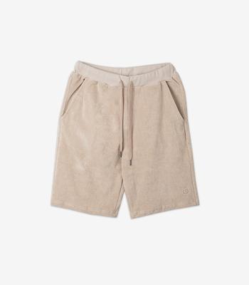MEVERICK Terry Cotton Half Pants Sand