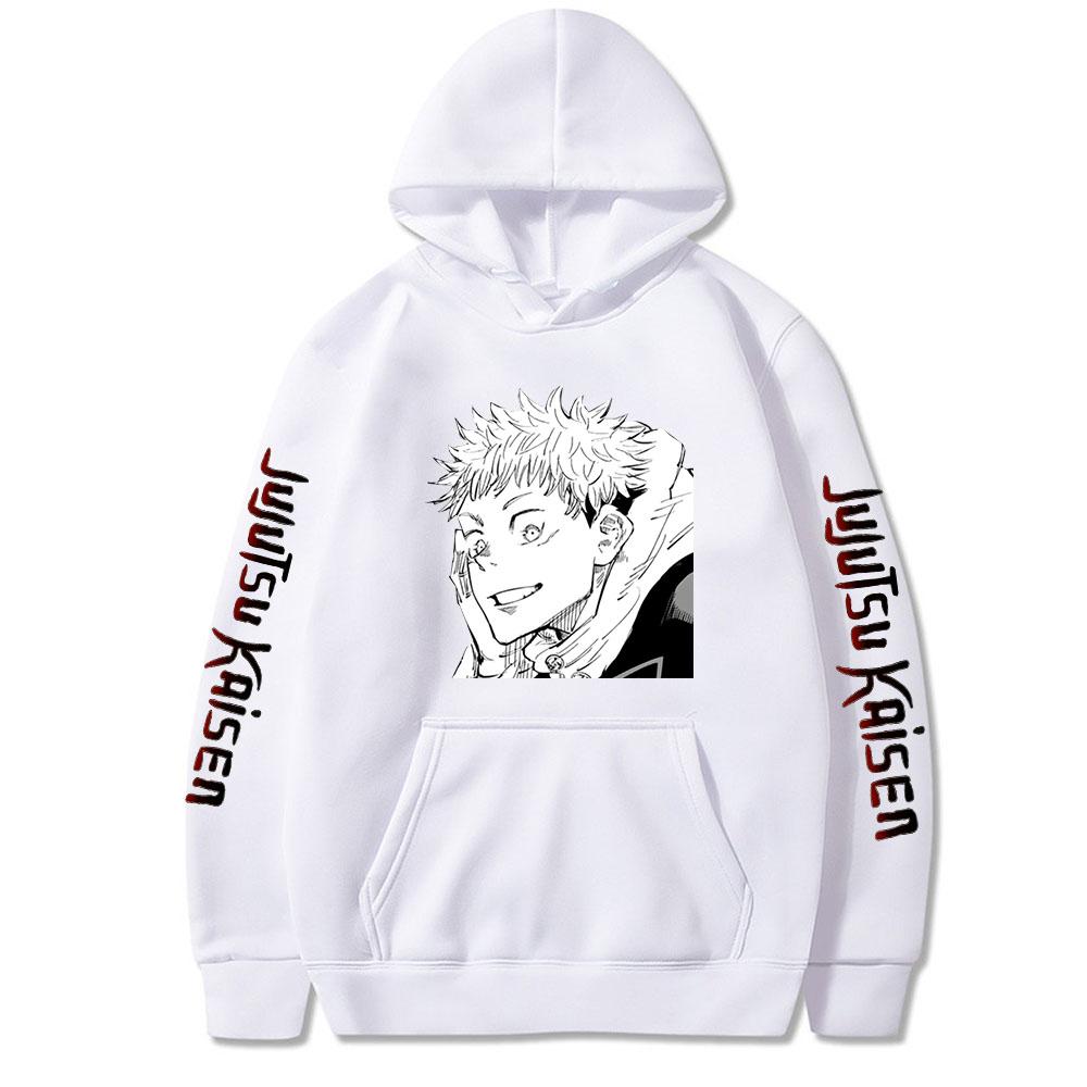 2025 Anime Jujutsu Kaisen Fashion Graphic Hoodies Vintage Oversized Hooded Hip Hop Long Sleeves Cotton Hoodie Men Women Clothes