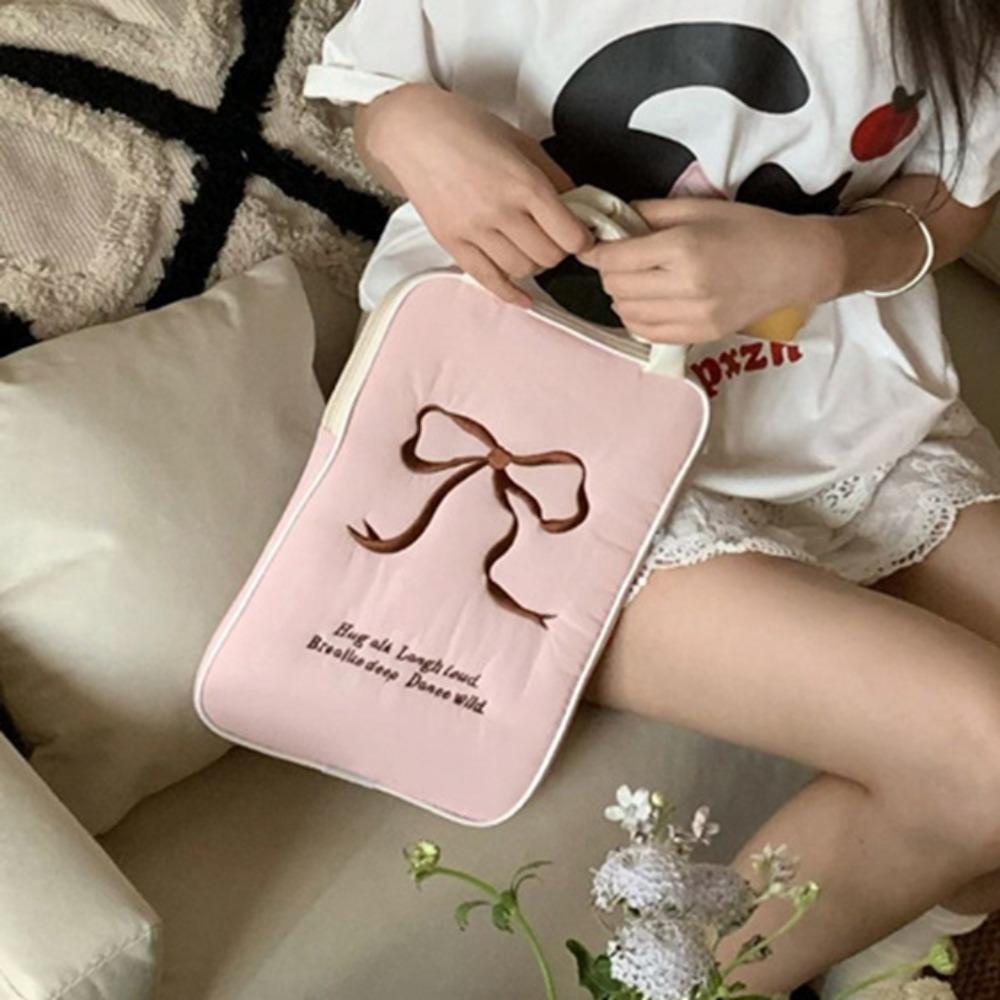 

Защитный чехол для планшета большой вместимости, мягкий чехол для ноутбука, прочный чехол-конверт для планшета, для работы pink 11inch