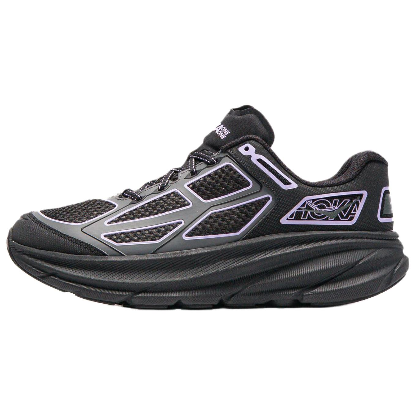 

HOKA Clifton One9 Black Aster Flower Unisex Sneakers 1155370-BWR 42