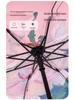 Double-Sided Floral Women's Umbrella: UV Protection, Sunshade, Folding, Dual-Use for Rain and Sun, Outdoor.