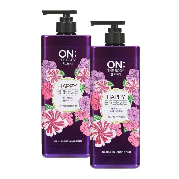 ON THE BODY Happy Breeze Perfume Body Wash 900g x 2 (15235935)