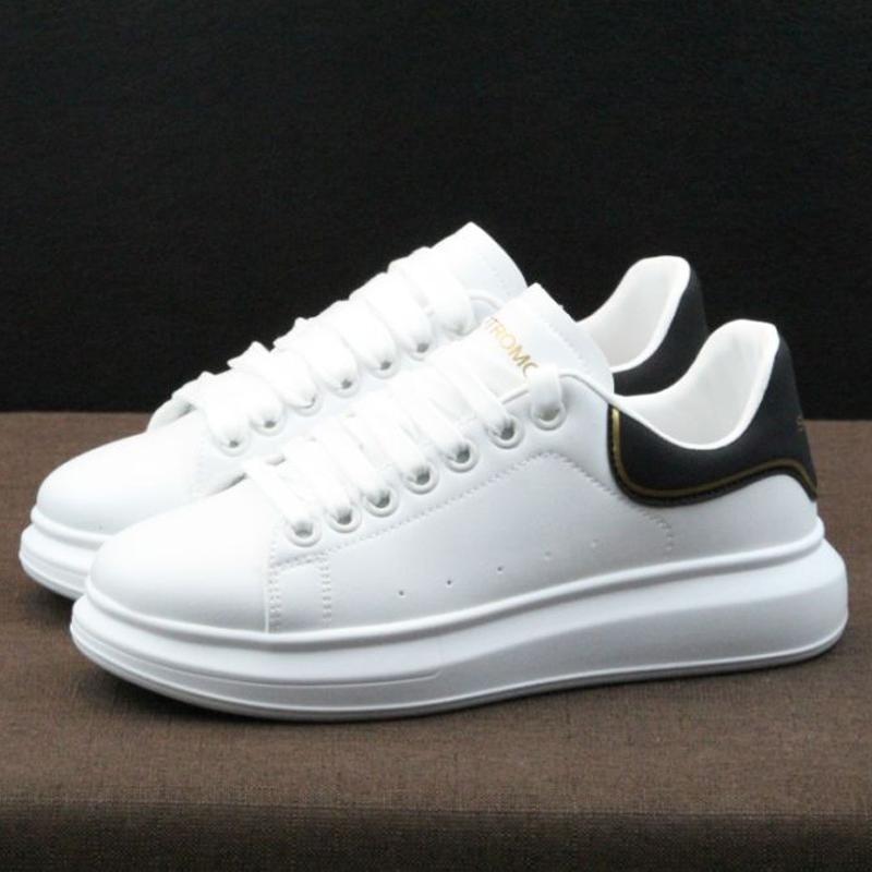 Fashion High Quality Men's Casual Shoes Genuine Leather Couple Sneakers Designer Sports Sneakers Women's  White Shoes Tennis Shoes