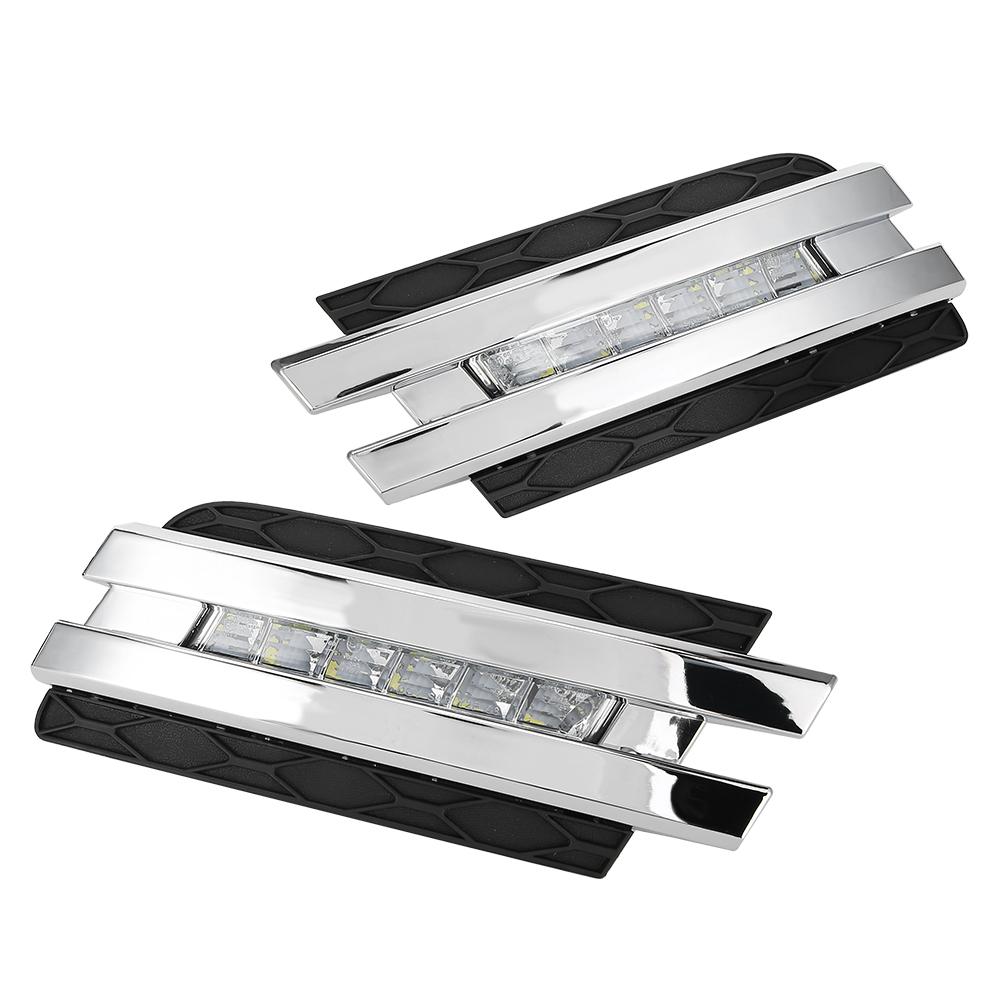 

LED Daytime Running Lights 5000‑8000K Fit for Mercedes‑Benz GL450 X164 2006‑2009