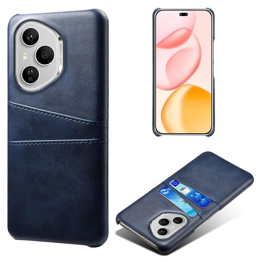 For Honor 400 Pro 5G (Global) Case Dual Card Slots PU Leather+Hard PC Phone Cover