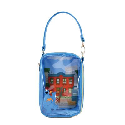 SESAME STREET Cookie Monster Chibi Plush Collection Pouch