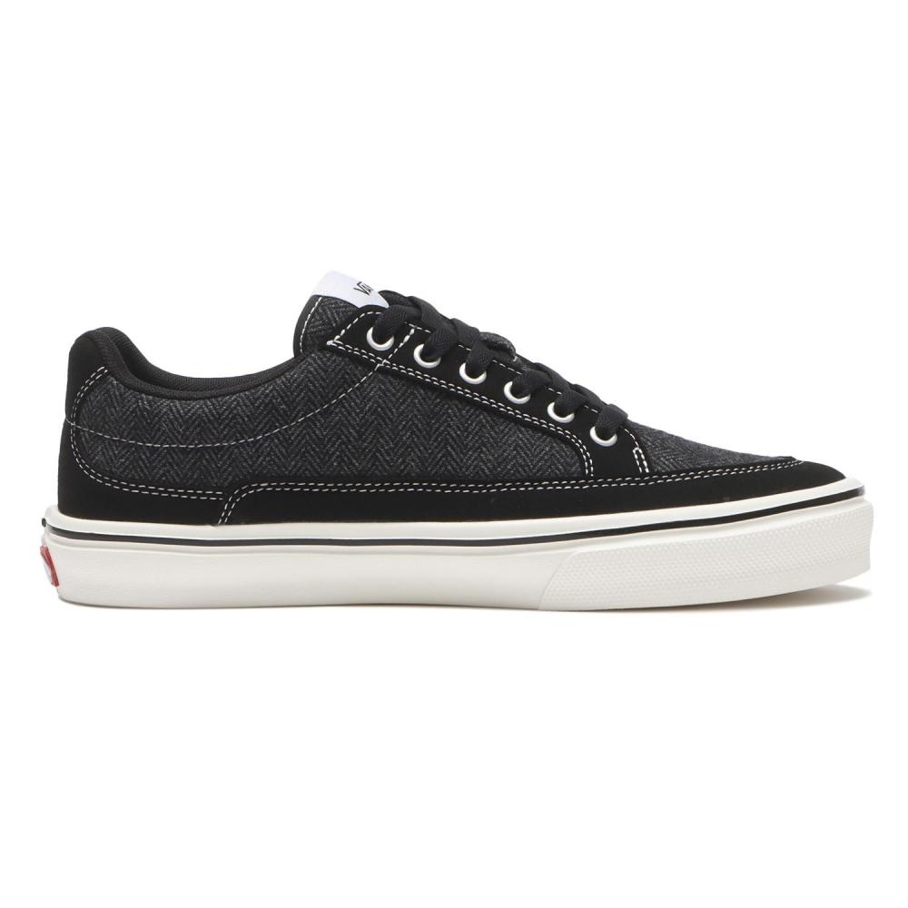 Vans Fin Black White V3938 Twd Black White