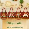Weihnachts-Tragetasche für Kinder: Weihnachtsmann, Schneemann, Rentier Geschenk- & Süßigkeitentüte