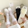 Spring and Summer Thin Lace-trimmed Bow Piles of Socks Trendy Student Ballet-style Calves
