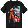 Summer Dragon Ball Retro Anime T-shirt for Men's Casual Loose Sports Daily T-shirt